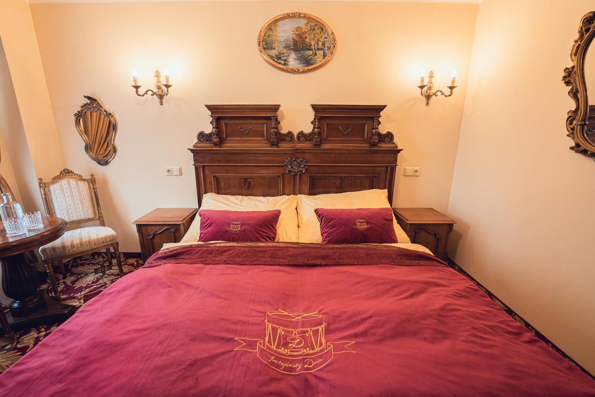 Hotel Svatojansky Dvur Prag Oda fotoğraf